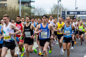 People running the Reading Half Marathon