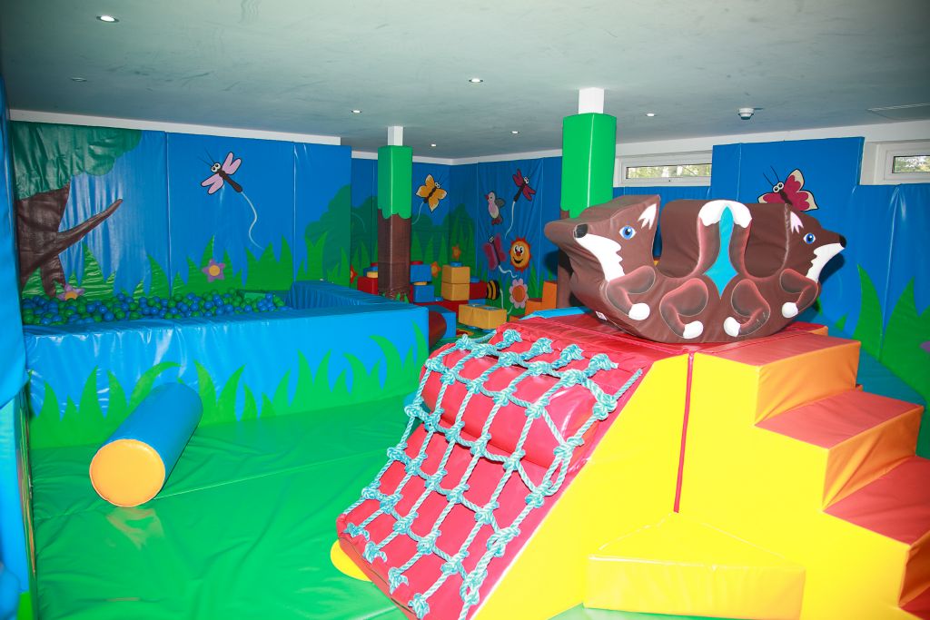 A photo of the soft play room